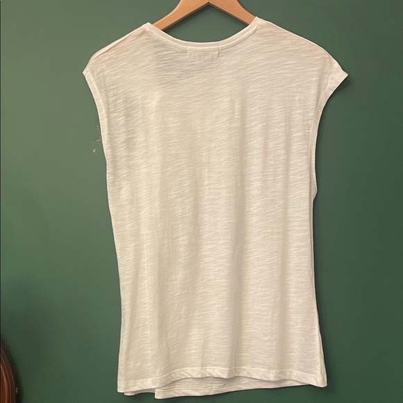 Sanctuary Women's M Off- White Twist Front Tee NWT - Picture 6 of 6